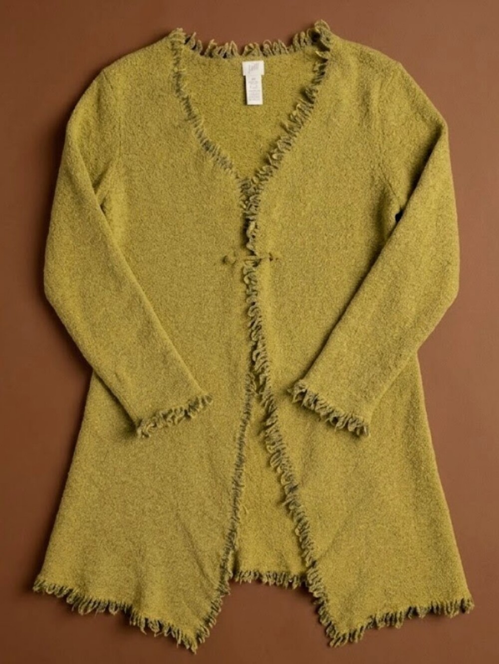 JJill Merino Wool Blend Open Front Cardigan Women's Medium/Petite